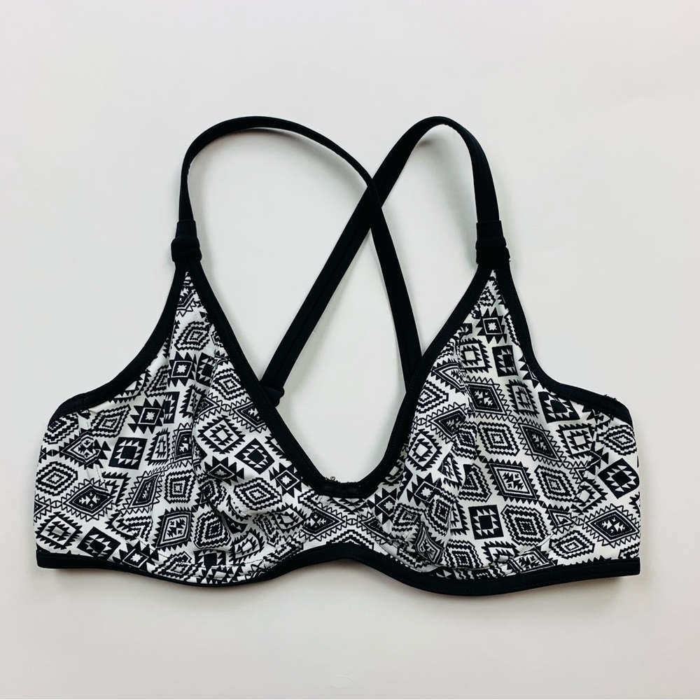 Freya Black and White Bikini Top